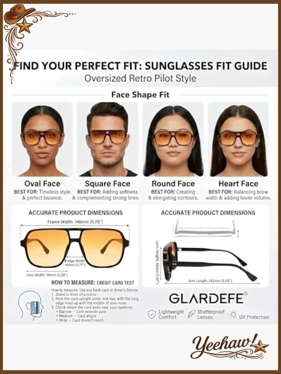 Oversized Retro 70s Square Frame Sunglasses for Men Women